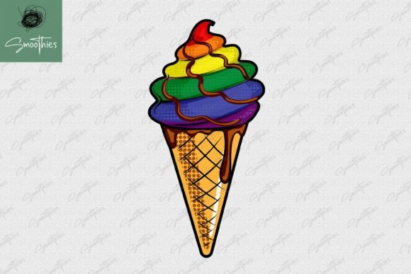 Download Gay Ice Cream LGBT Pride Rainbow PNG - Rainbow png Collection