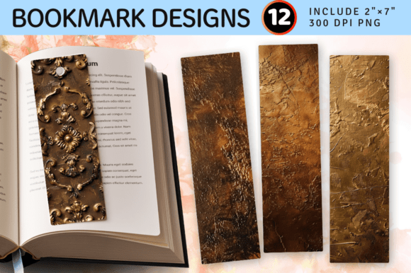 Download Luxury Bronze PNG Bookmark Design - Bronze png Collection