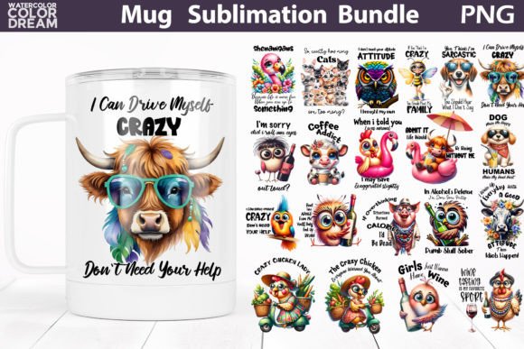 Download Funny Quotes Mug Sublimation Bundle - Mug sublimation Collection