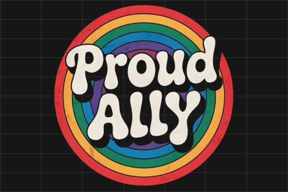 Download Proud Ally LGBTQ Gay Pride Rainbow PNG - Rainbow png Collection