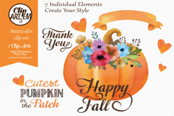 Download Happy Fall Pumpkin 7 Clip Art - Clip art Collection