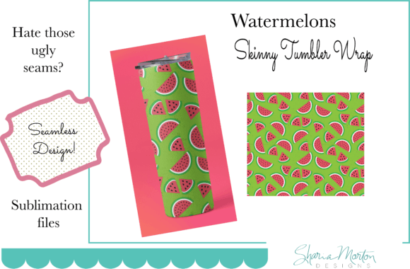 Download 20 Oz Watermelon Tumbler Wrap Sublimate - Tumbler wrap Collection
