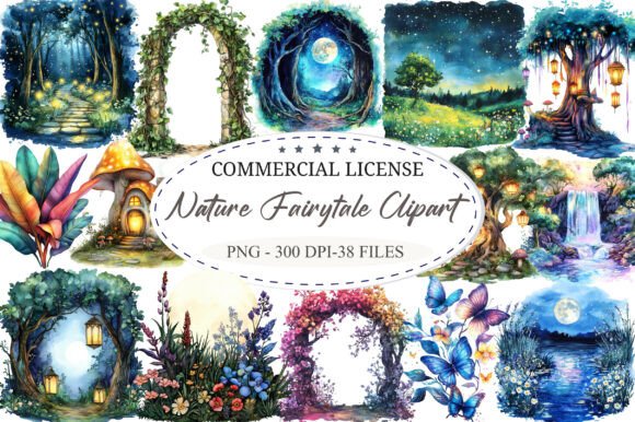 Download Enchanted Nature Fairytale Clipart - Premium Resources