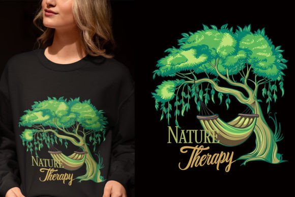 Download Nature Therapy - Camping T-Shirt Design - Nature Collection