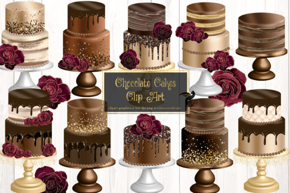 Download Chocolate Cakes Clip Art - Clip art Collection