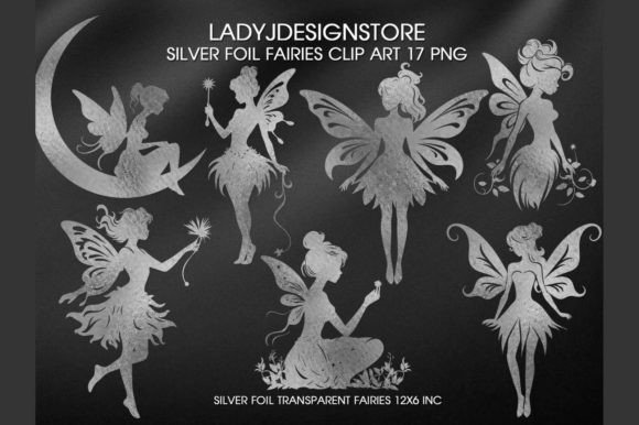 Download Silver Foil Fairies, Fairy Clip Art - Clip art Collection