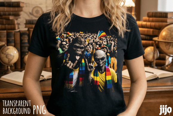 Download Bigfoot Alien Pride Rainbow PNG - Rainbow png Collection